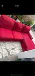 Sofa vermelho bom estado