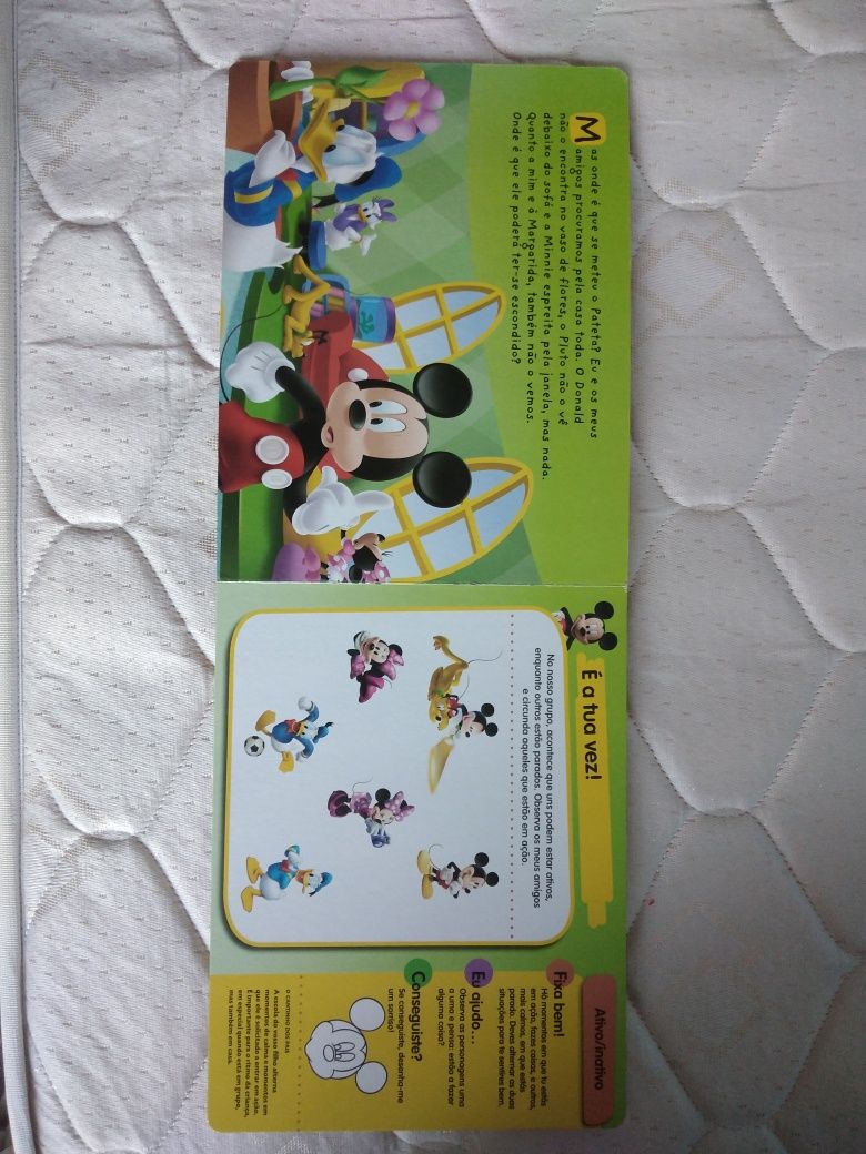 Livro Mickey (escreve e apaga)