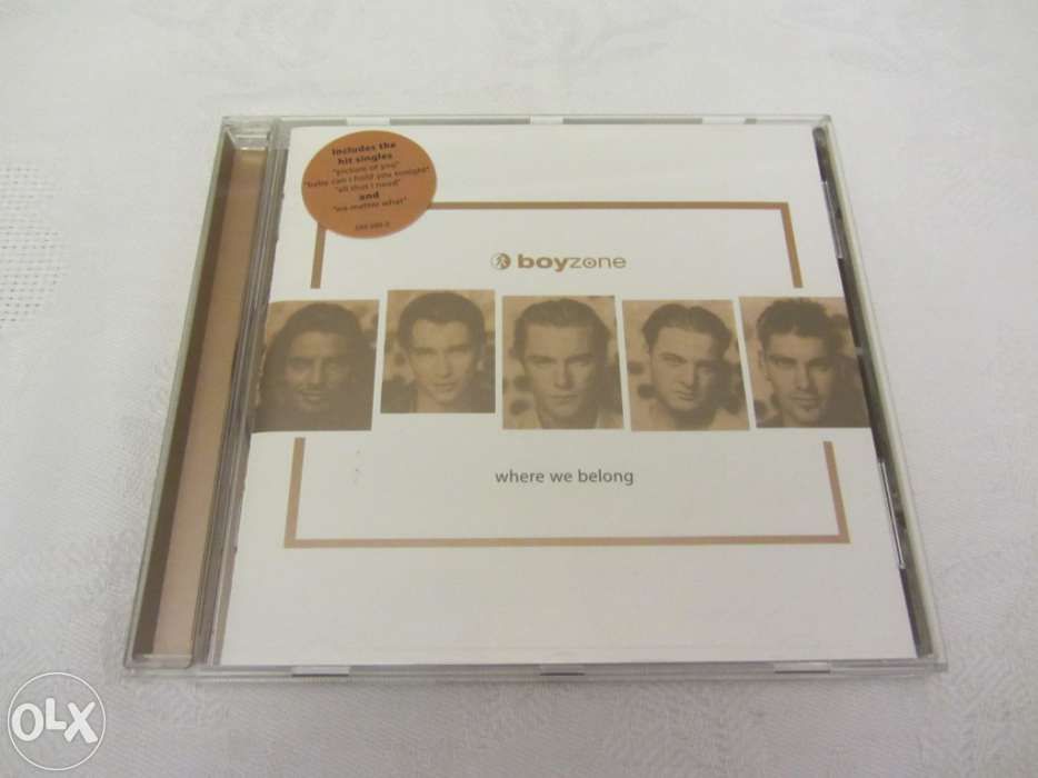 Cd - boyzone - where we belong