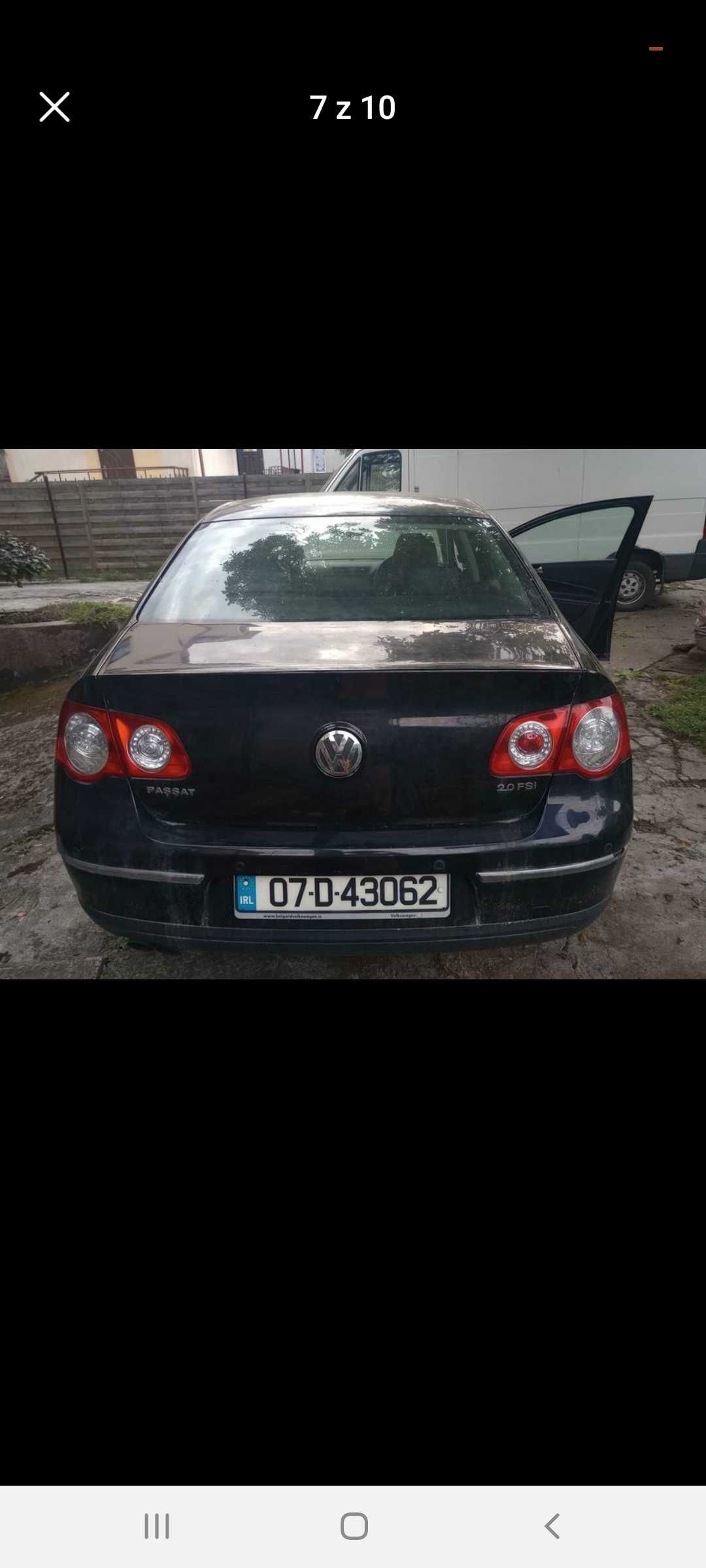 Vw Passat B6 sedan Zderzak tył tylny pdc lc9x kompletny wiązka