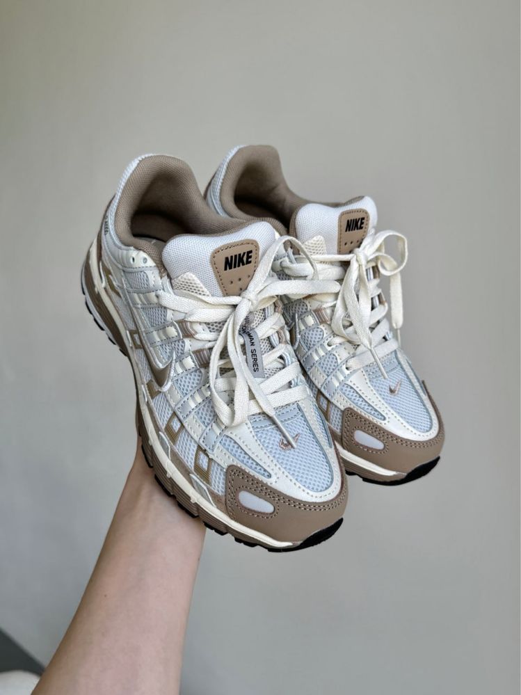 Nike P-6000 Beige/White