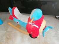 Bujaczek bujawka interaktywny samolot, konik na biegunach