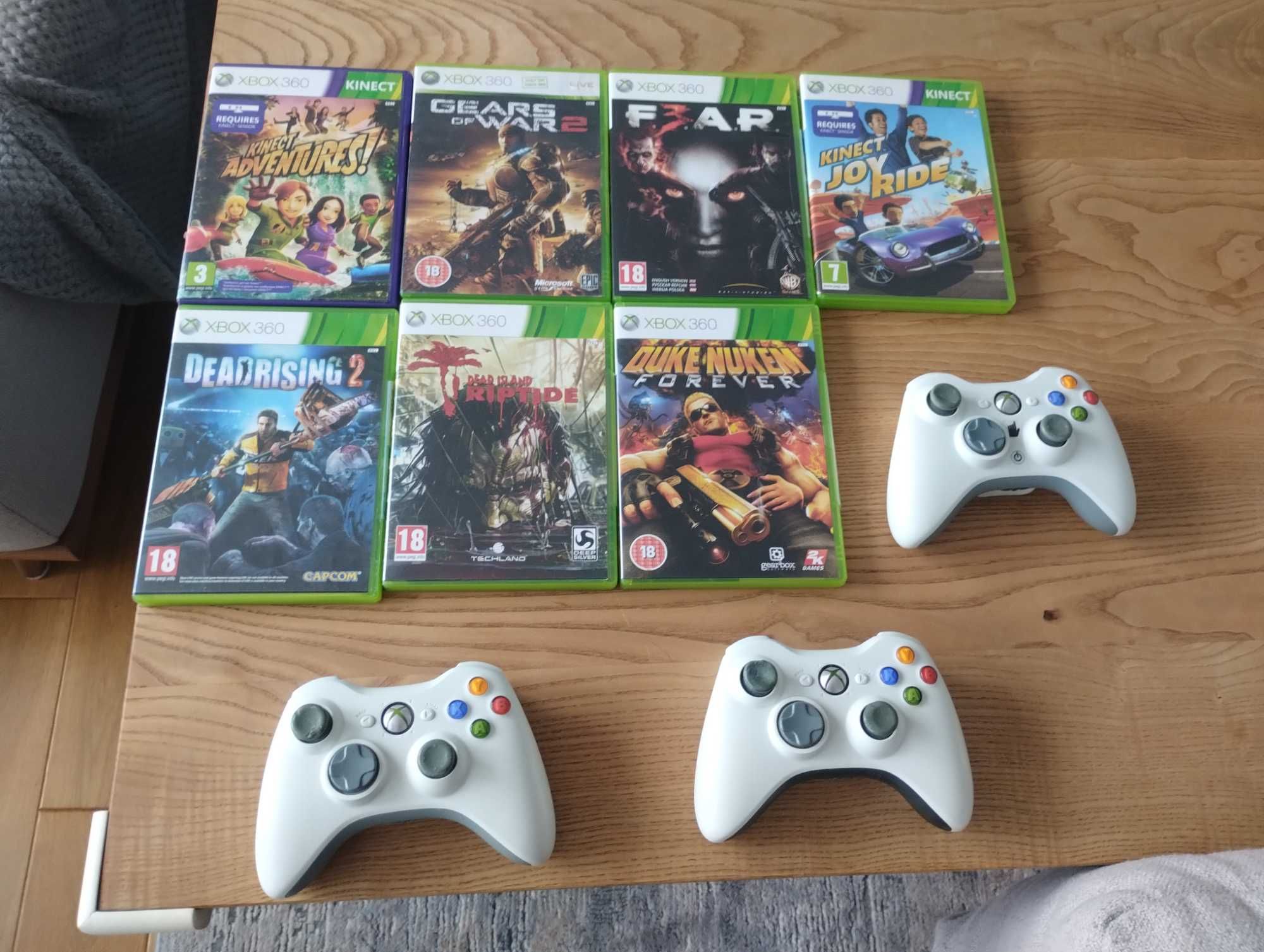Xbox 360 kinect, 3 pady 7 gier