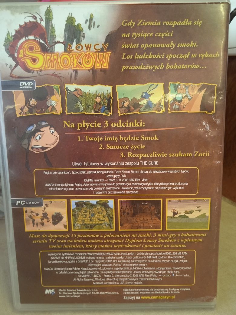 Zestaw GIER na Pc LEGO,Angry birds,Hugo ,Łowcy Smoków