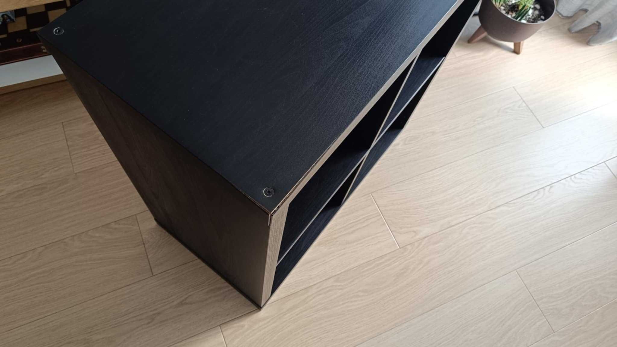 Ikea kallax 2x2 czarny