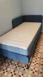 Cama BLAKULLEN com colchão VALEVAG