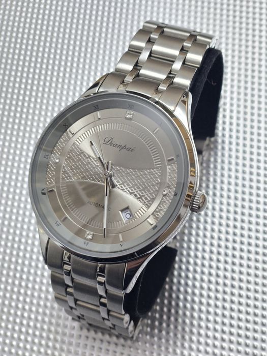 Zegarek męski Dianpai – AUTOMATIC – stalowy, elegancki, minimalistyczn