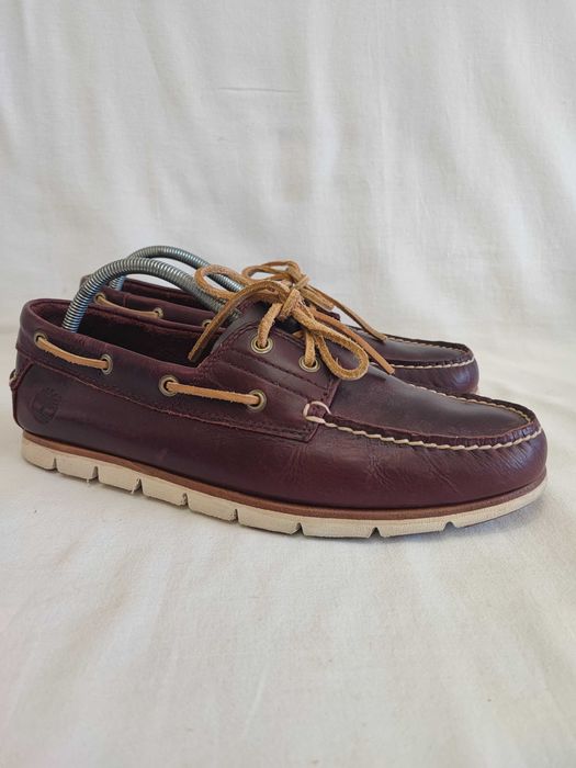 Топсайдеры мужские кожаные "Timberland". Размер Eu 44 (28.5 см) Идеал!