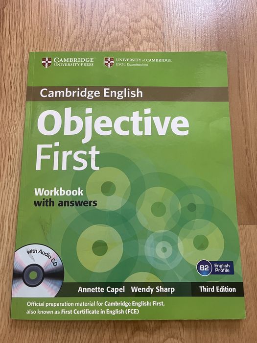 Objective First workbook with answers z płytą CD i odpowiedziami