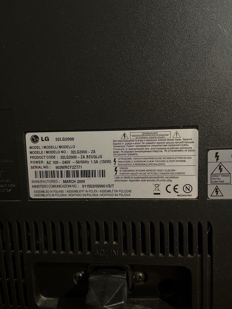 Telewizor LG 32 cale