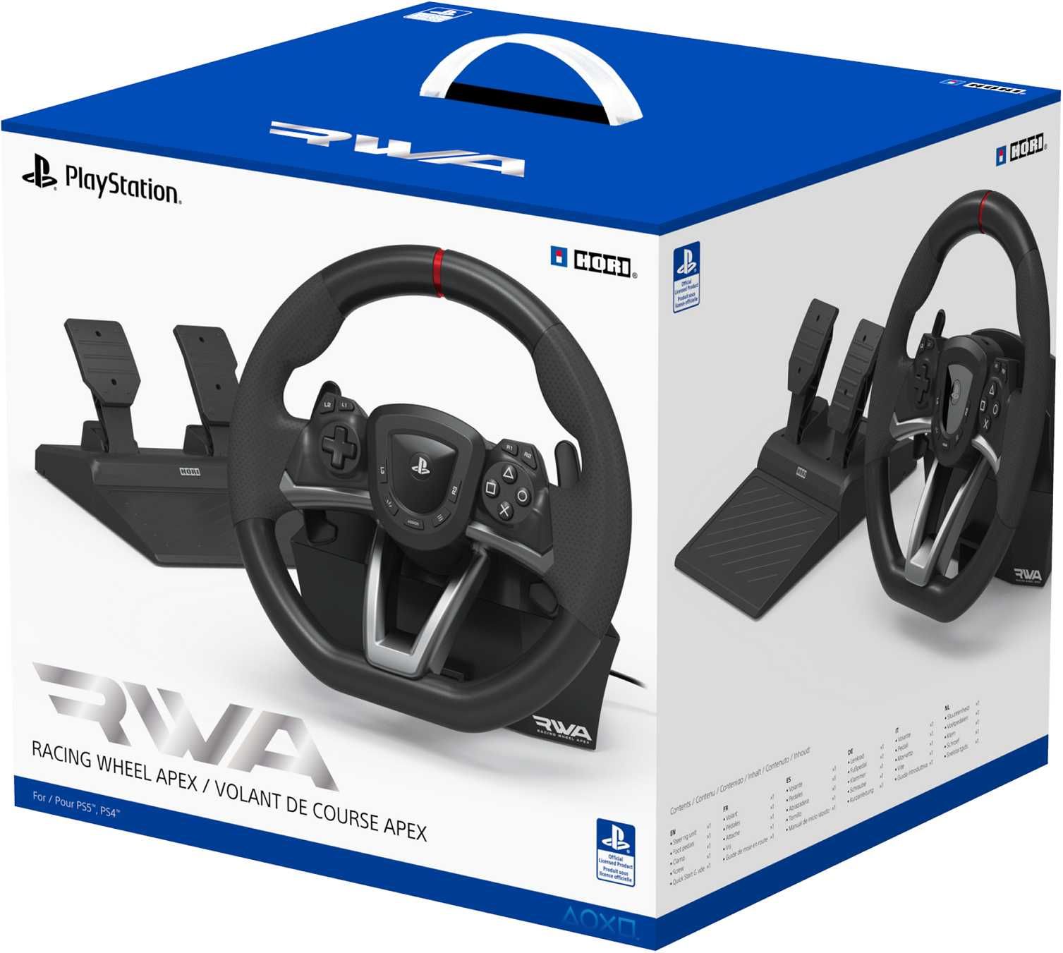 HORI PS5/PS4 Kierownica przewodowa Racing Wheel APEX