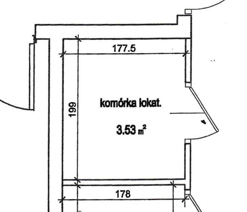 Wynajmę komórkę lokatorską 3,53 m² – Skorosze XI, Warszawa Ursus