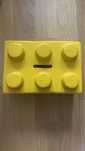 Skarbonka żółty klocek LEGO