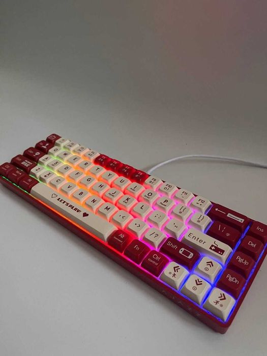 !!SALE!! Клавіатура механічна Ajazz Ak680 на червоних світчах