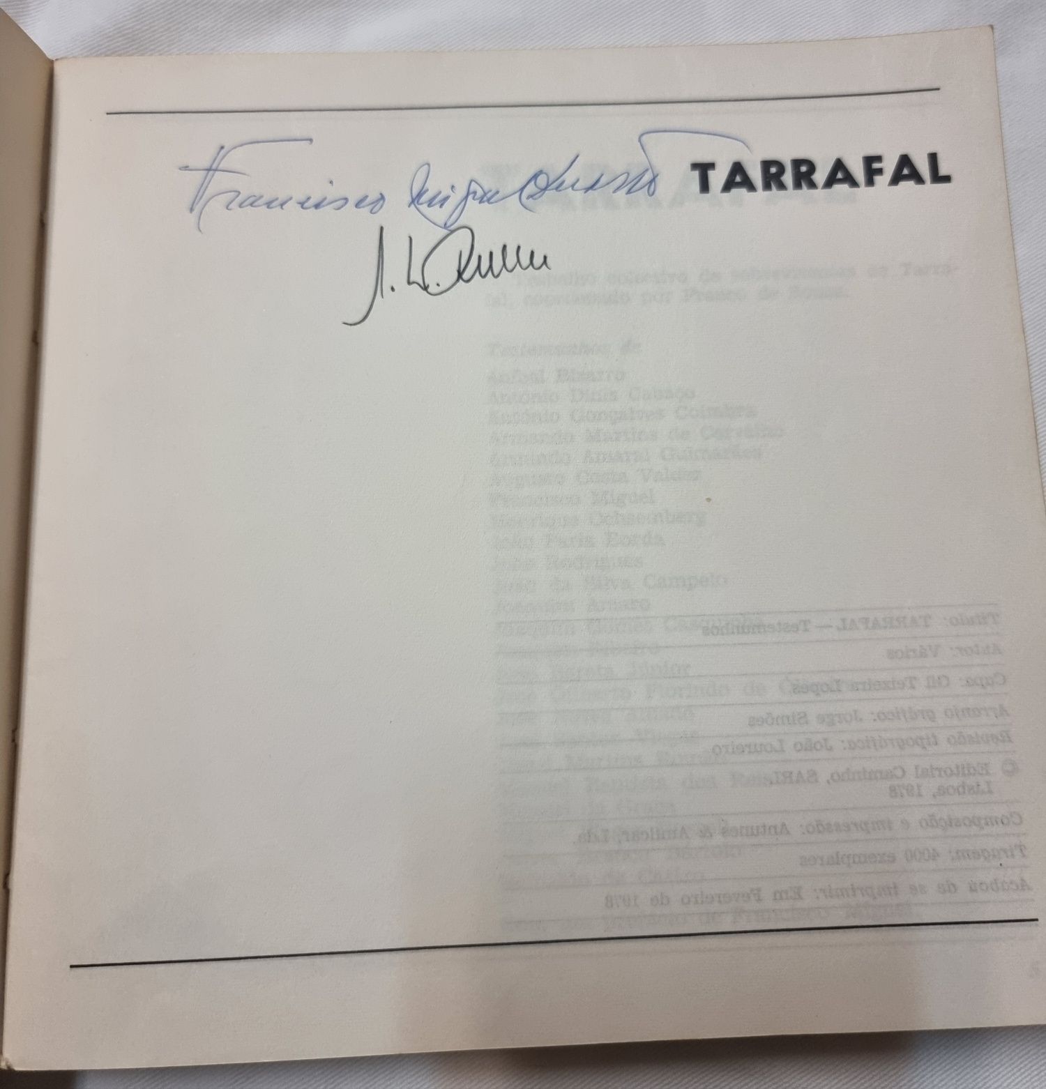 Livro " Tarrafal "