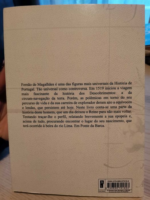 Livro "O Homem que Navegou o Mundo"