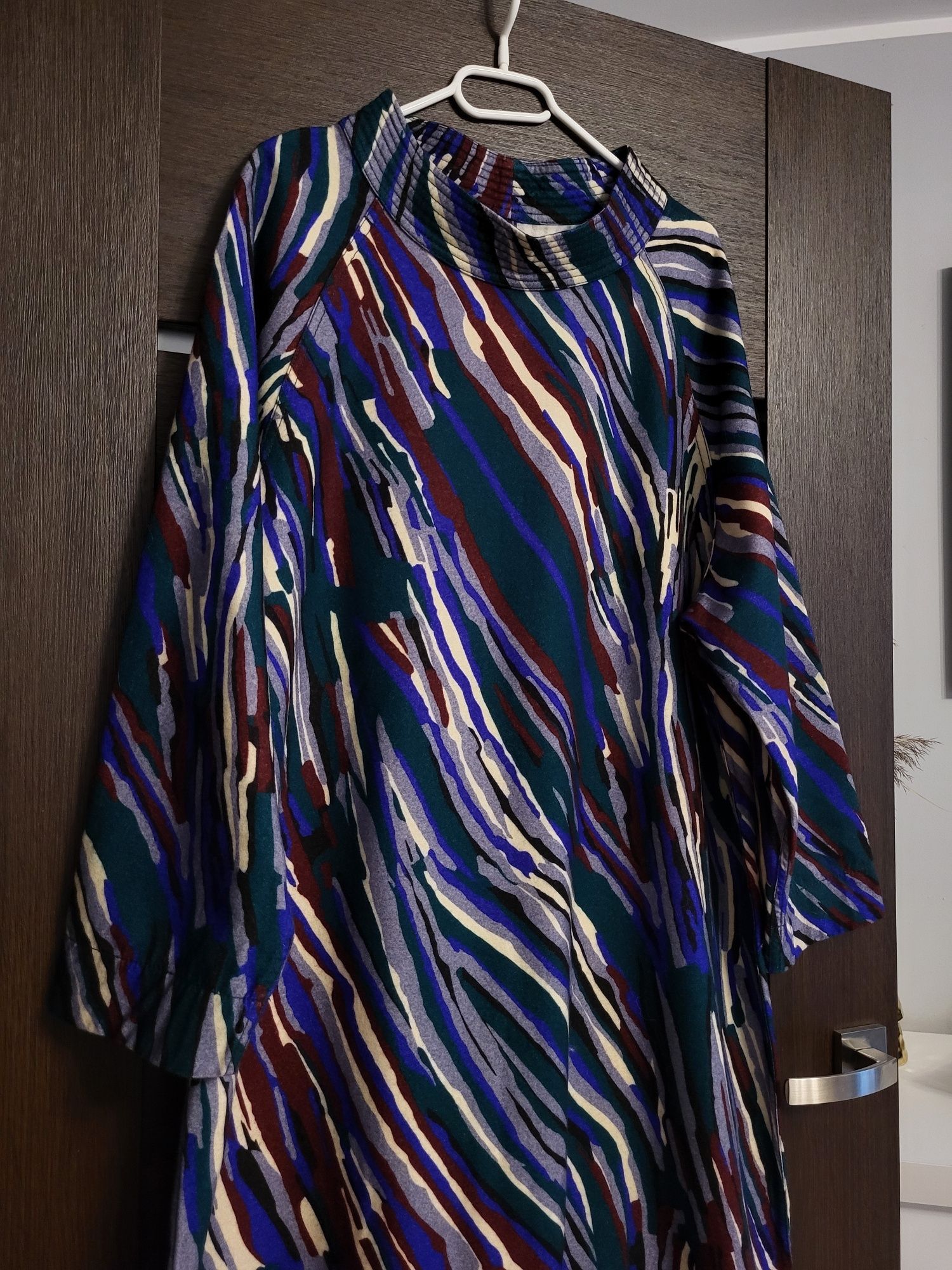 Wełniana sukienka midi premium wool oversize scandi Rodebjer rozmiar S