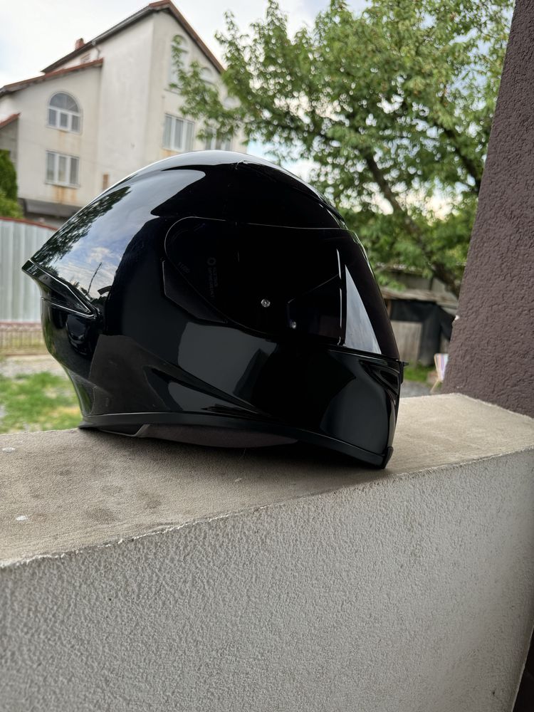 Шлем Agv K-5 S, черный глянец, M/L