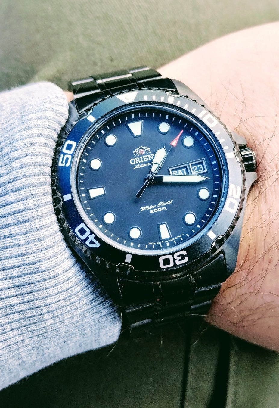 Orient Ray II Raven / Automat / FAA02003B9 / Gwar. 1 rok / Full set