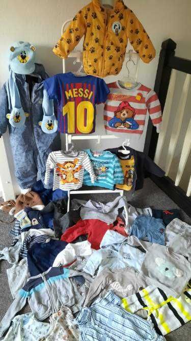 Mega duża paka 6-12 mcy chłopiec CoolClub 5.10.15 H&M CDRL 40 sztuk
