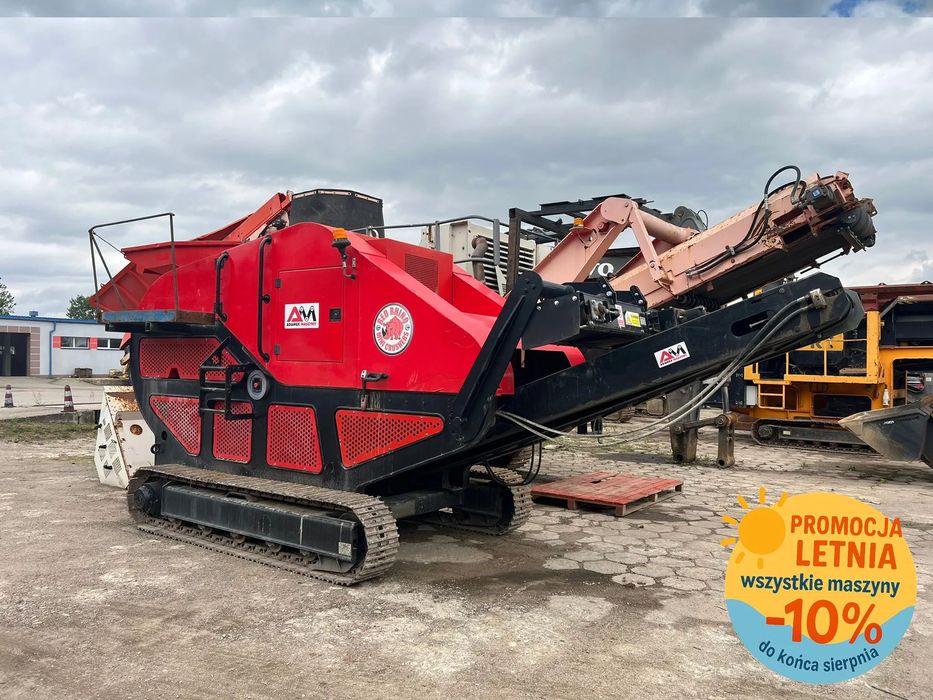 Red Rhino 7000  mobilna kruszarka szczękowa, 10t, wlot 700x400, rewers, magnes