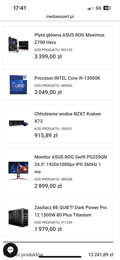 Komputer stacjonarny , RTX 4090 , intel i913900k, Odyssey G8