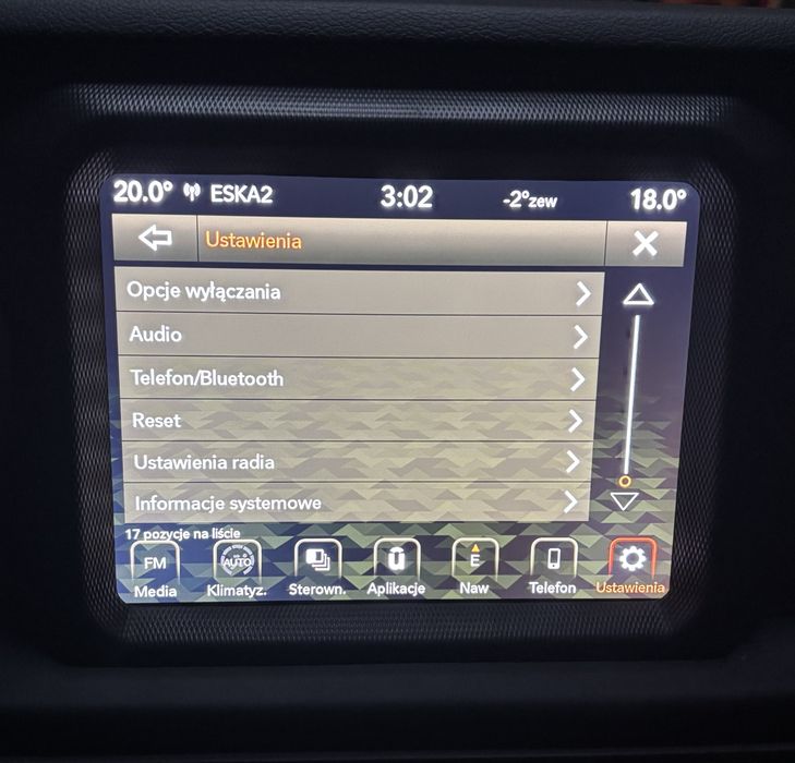 Radio Uconnect 8.4 Panasonic Dodge Jeep Chrysler RAM Naprawa Polski