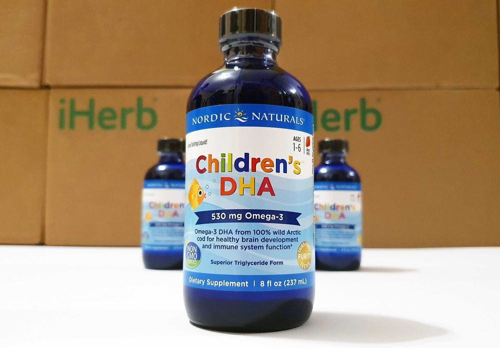 Nordic Naturals Children's DHA, дитяча Омега 3, 119 і 237мл. Для дітей
