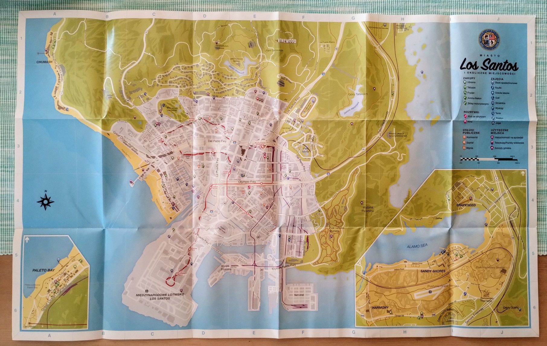 Gra GTA 5 PS3 PL Grand Theft Auto polska wersja + mapa