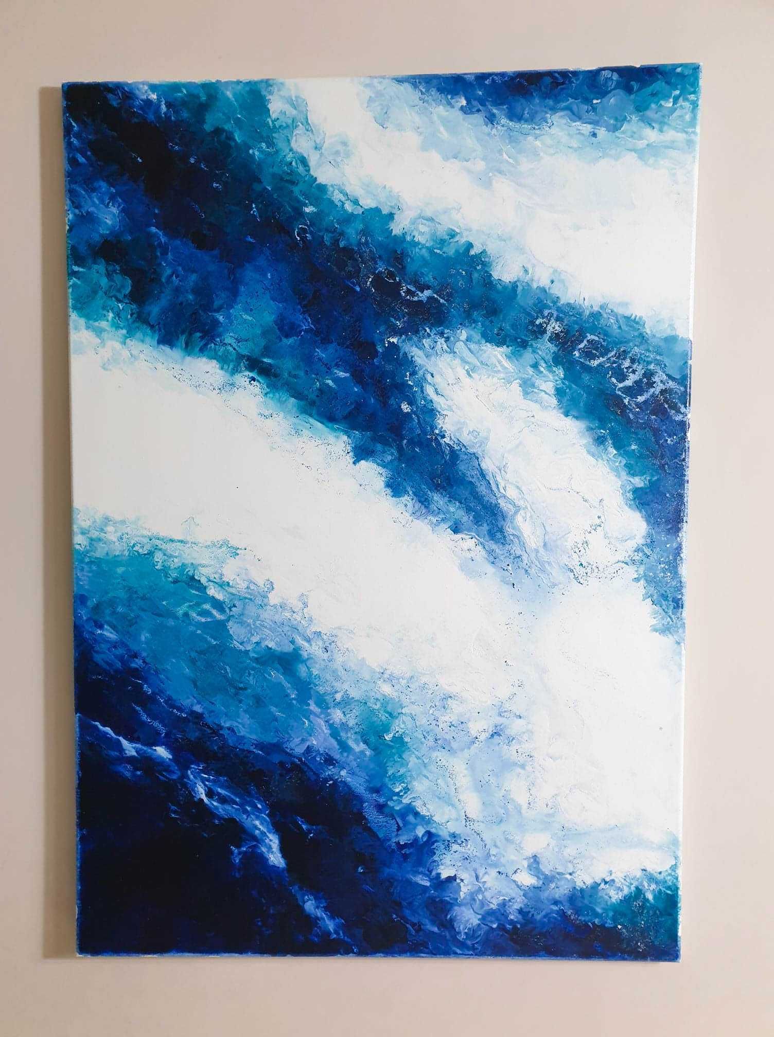 Obraz błękitna laguna 70cm x 100cm