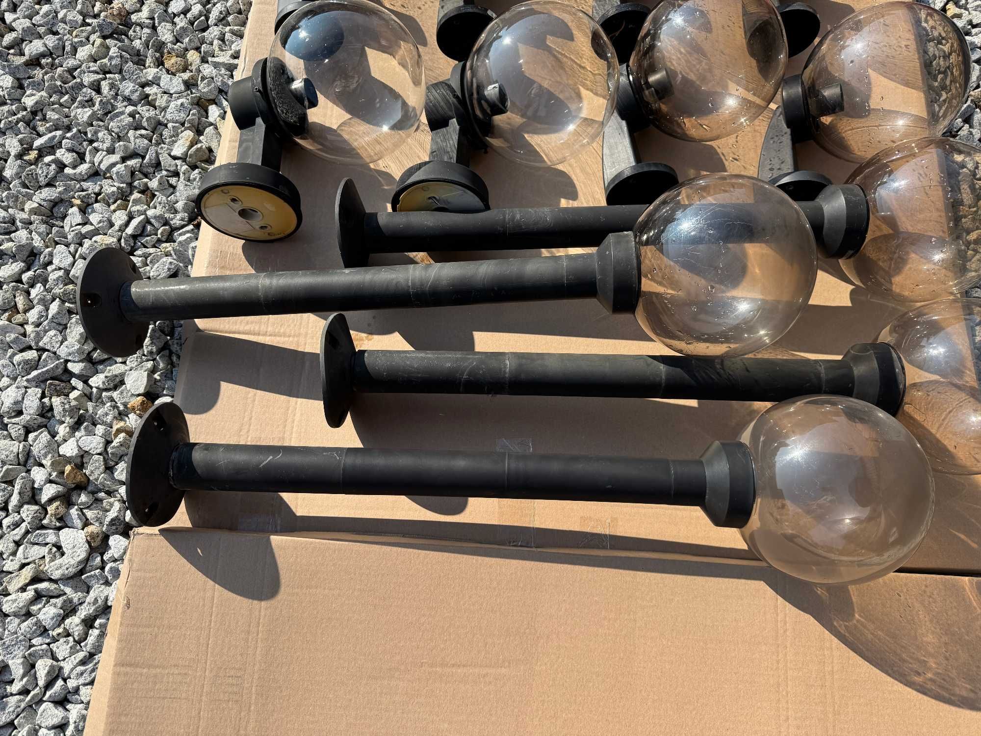 Lampy Zewnętrzne Komplet 12 szt. Stojące i naścienne.