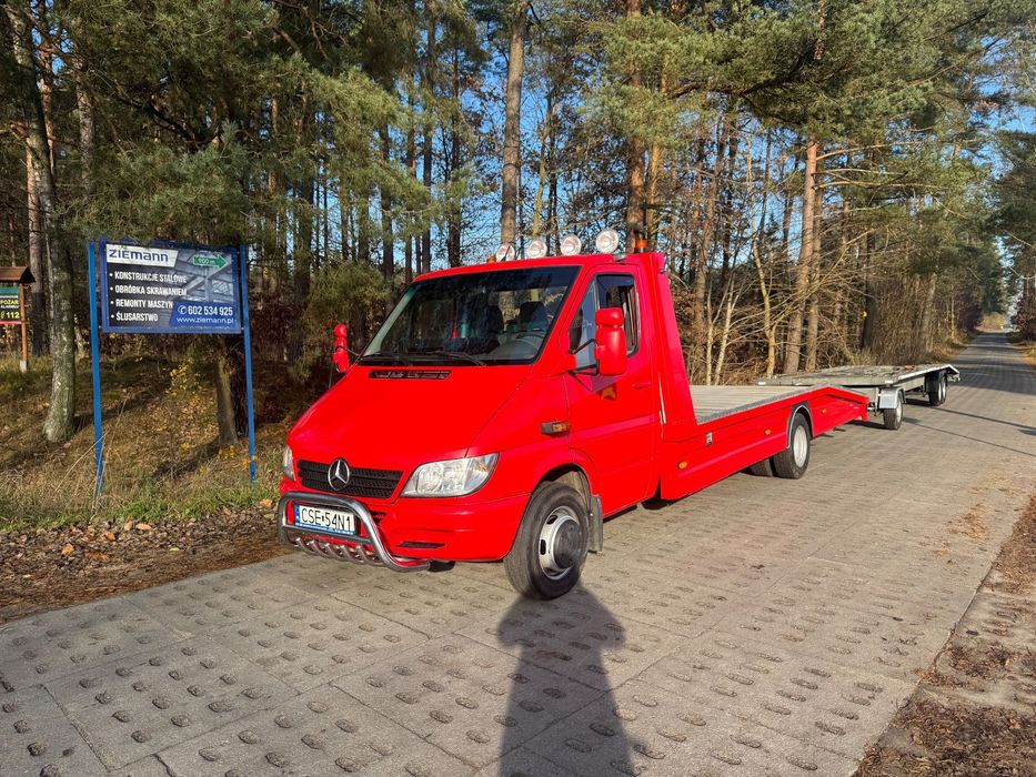 Mercedes-Benz Sprinter 416  Mercedes sprinter 2.7cdi Autolaweta klima tempomat aluminiowy najazd