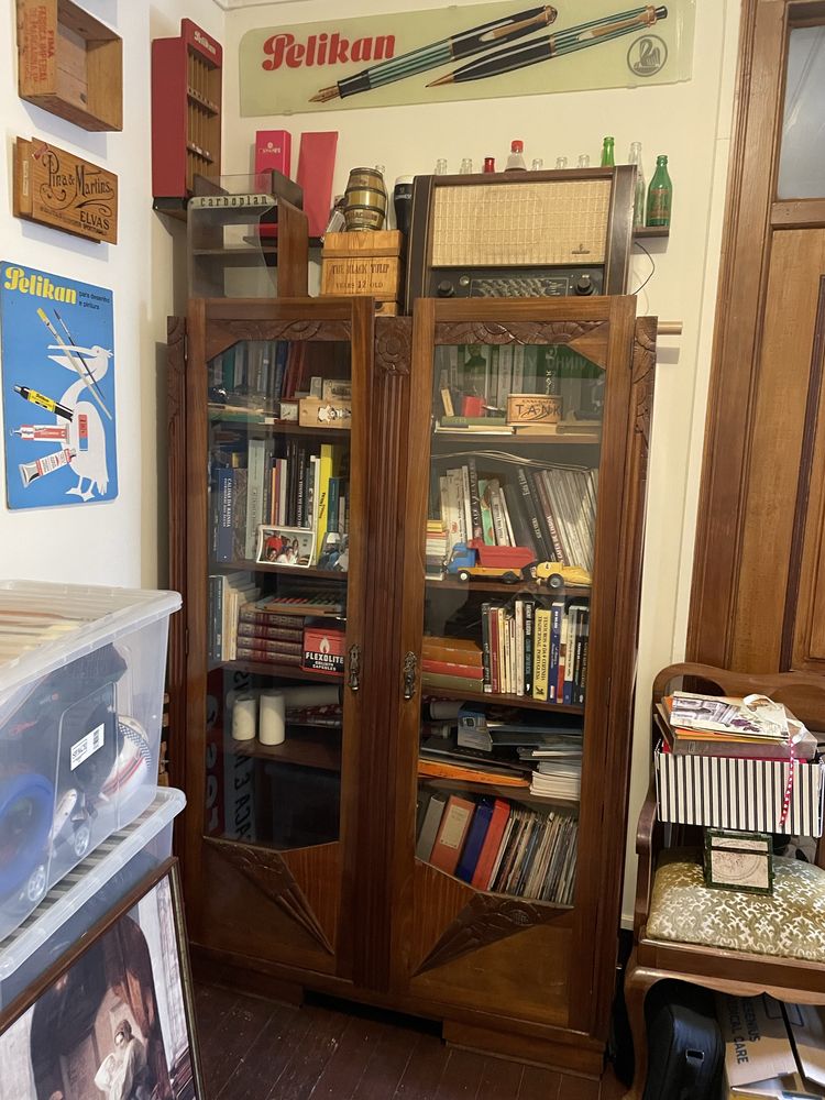 Livreiro antigo para escritorio