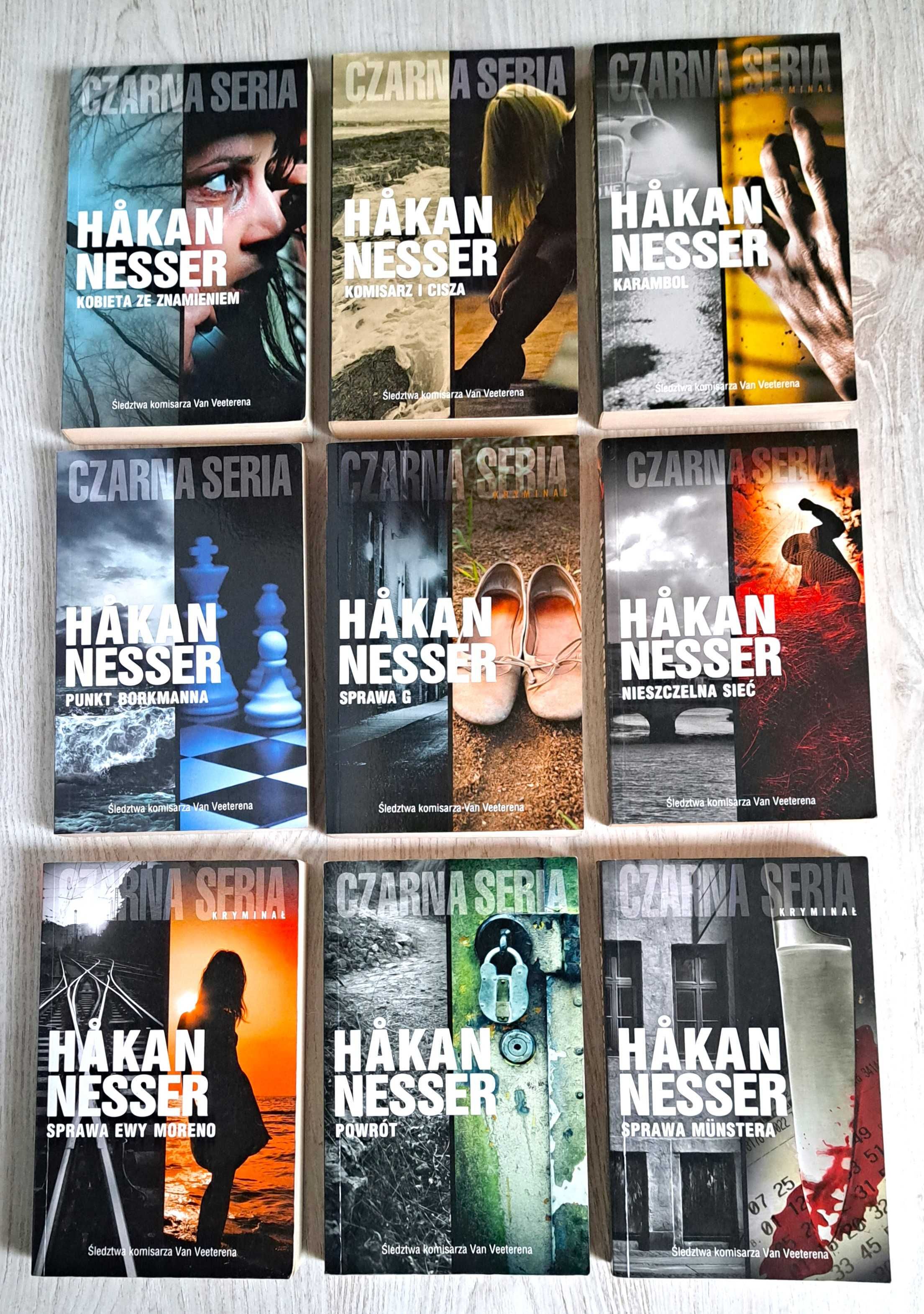 9x Nesser Nieszczelna sieć Sprawa Ewy Moreno Karambol Komisarz Punkt