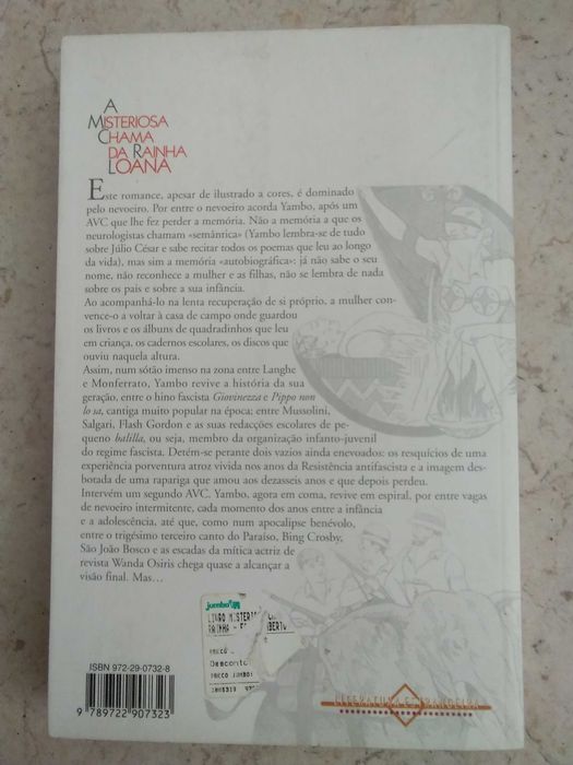 A Misteriosa Chama da Rainha Loana de Umberto Eco