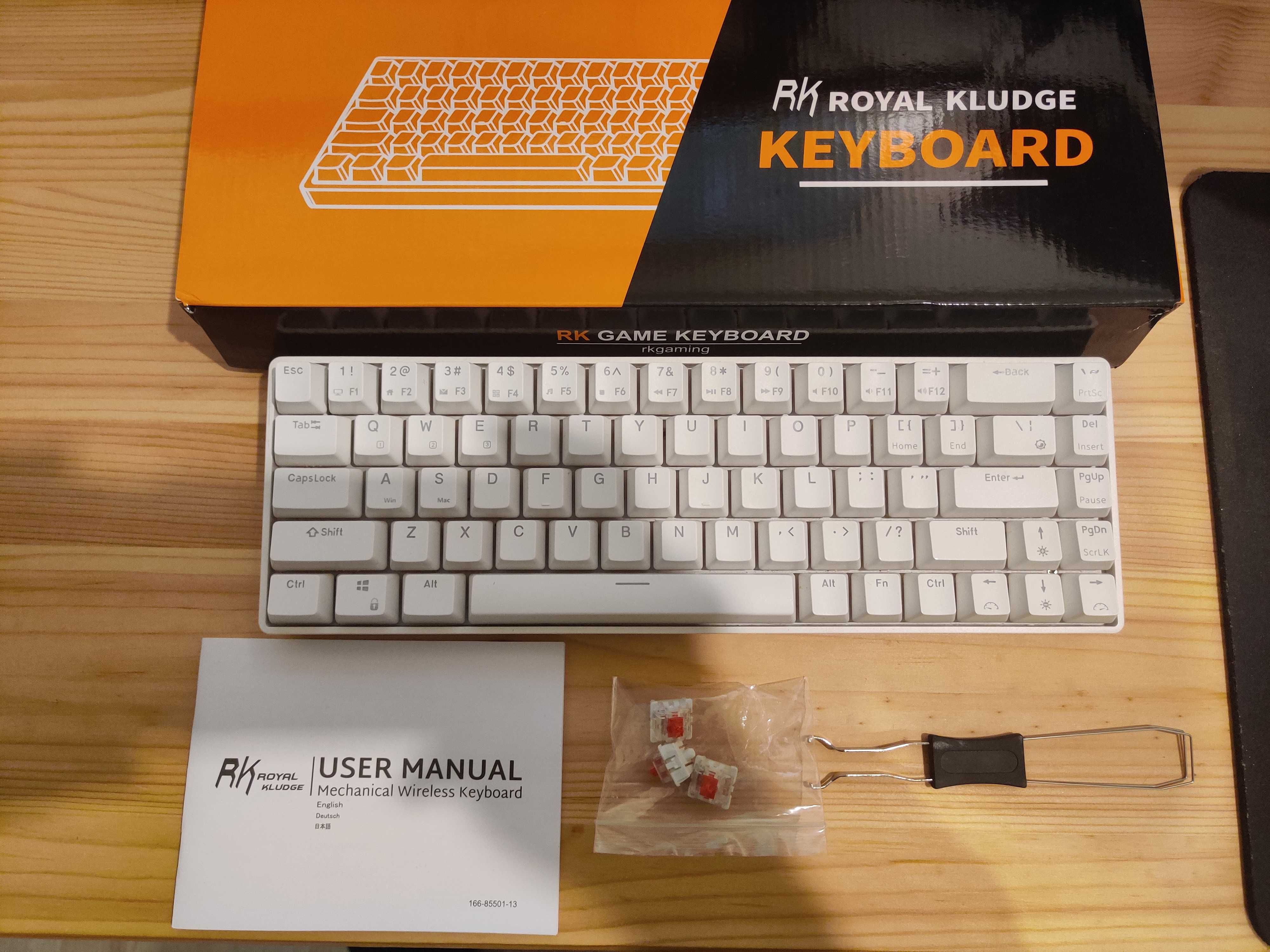 Royal Kludge red switches Bluetooth