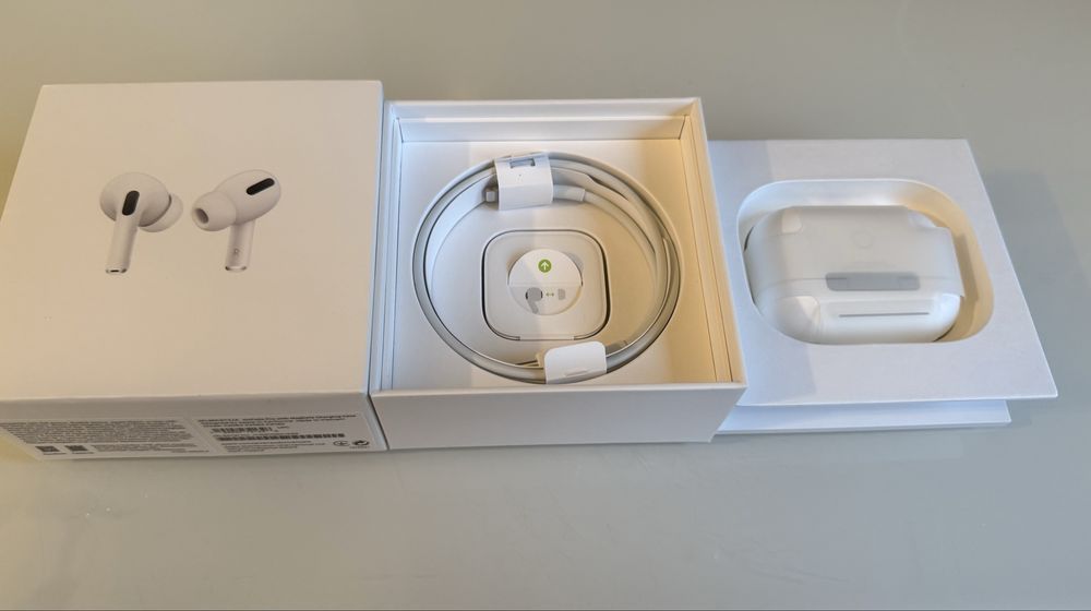AirPods Pro 1 komplet, nowe gumki