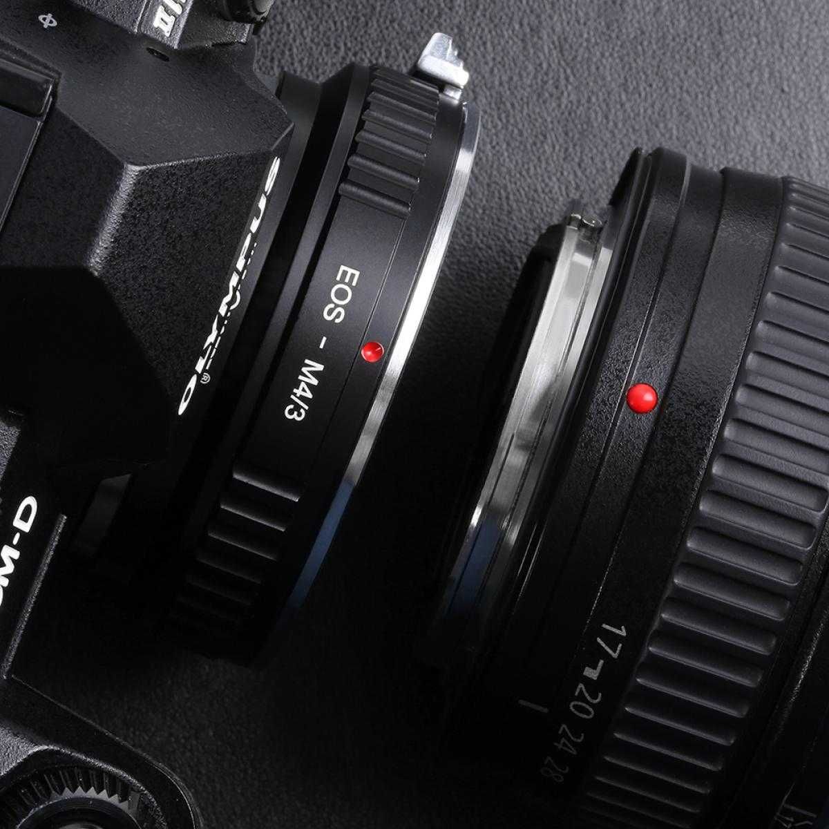 Adapter Canon EOS EF - Micro 4/3 przejściówka Panasonic Lumix Olympus