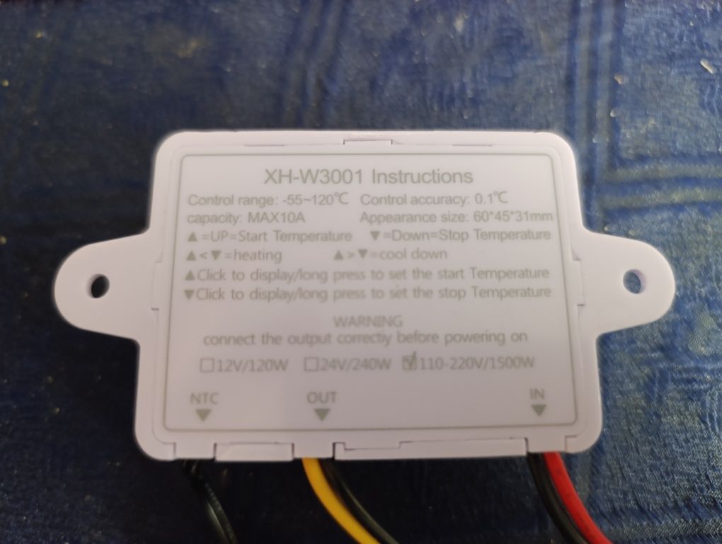 Termostat cyfrowy regulator temperatury 230 v