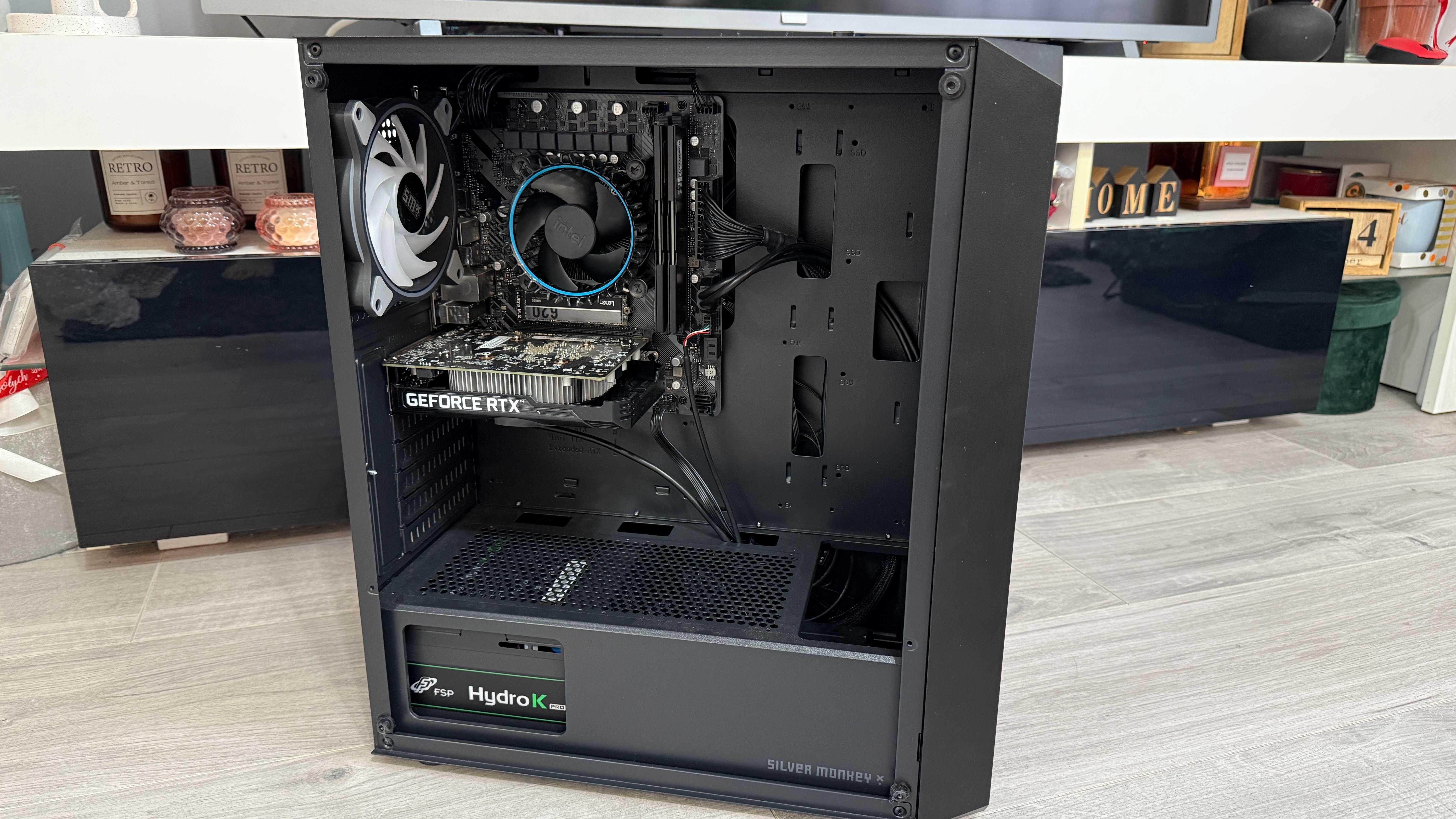 Komputer Gamingowy i5 12400F DDR4 16GB 1TB RTX 3050 6gb LED WifI