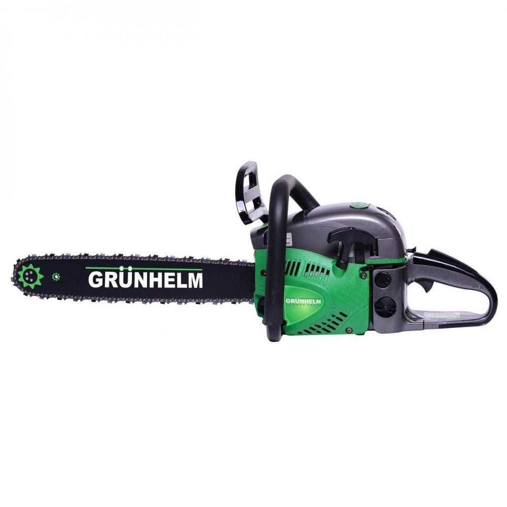 Бензопила Grunhelm GS5200М Professional, метал корпус, пила бензиновая