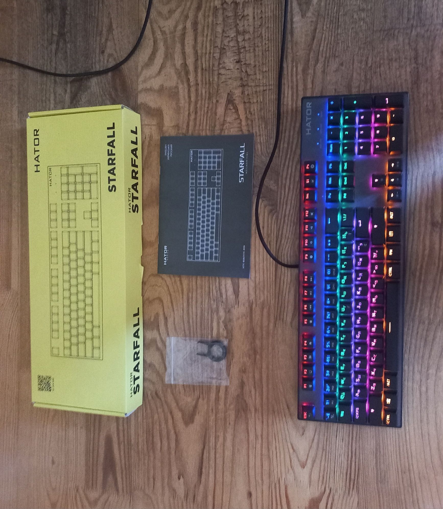 Клавіатура Hator Starfall Outemu red