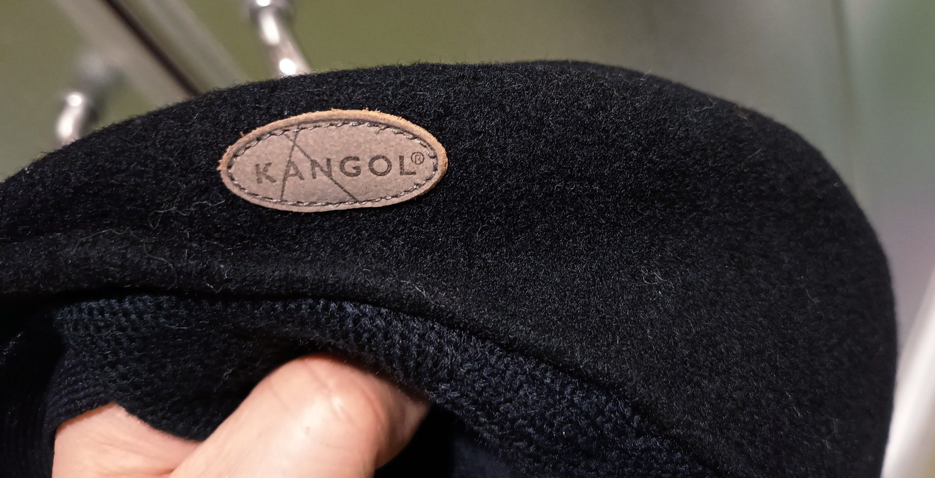 Kangol Brytyjski męski kaszkiet wełniany, 100% czysta nowa wełna, S-M