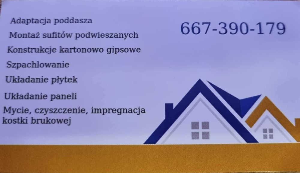 Usługi remontowo budowlane