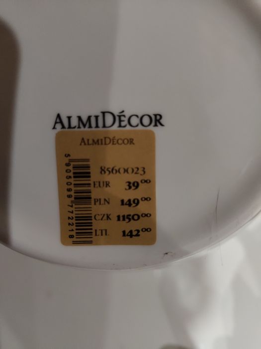 zestaw obiadowo-kawowy z  ALMIDECOR