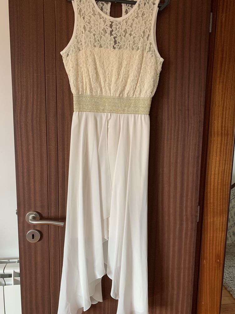 Vestido Branco com renda