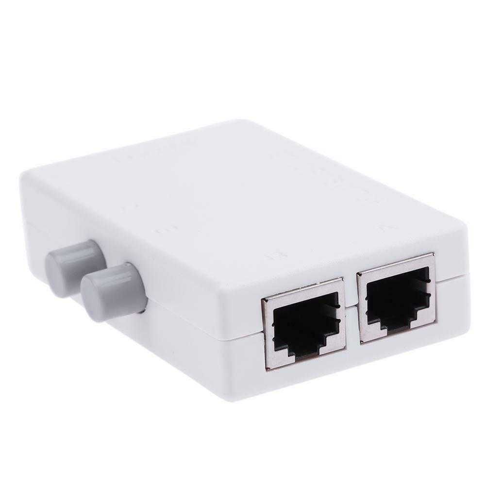 INF042 - Switch manual 2 portas RJ45