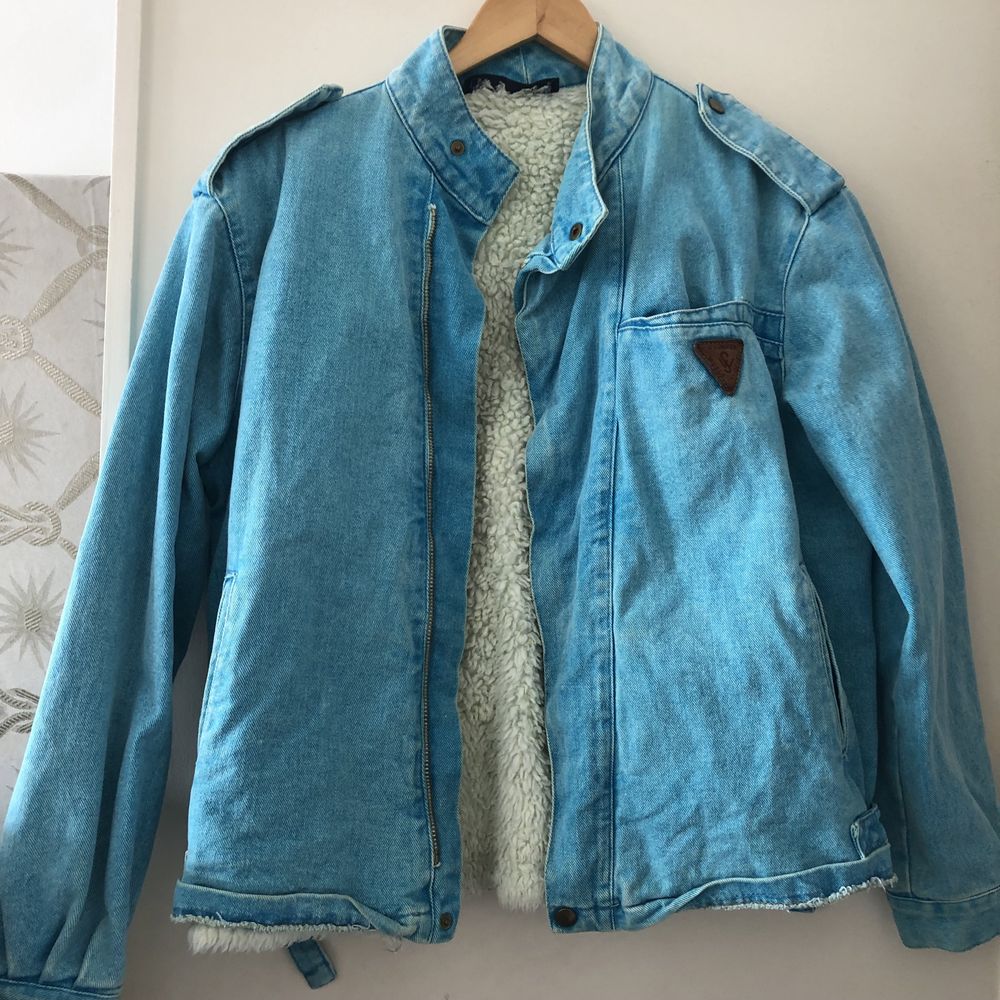 Blusão ganga Vintage Swinger world trademark denim jacket