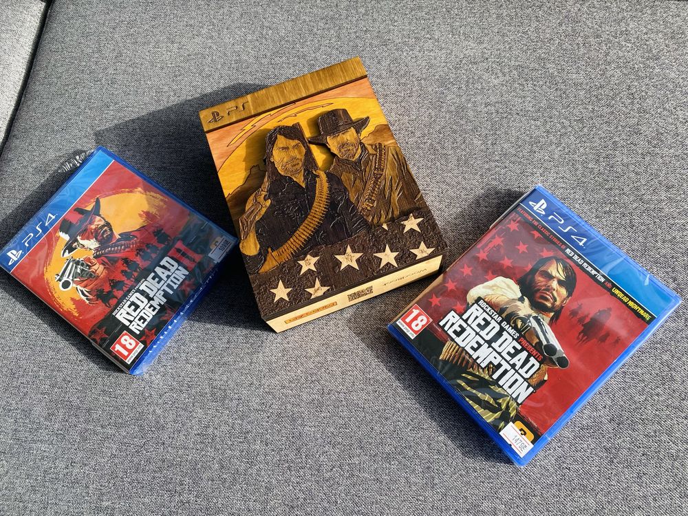 RED DEAD Redemption WoodBook для дисків