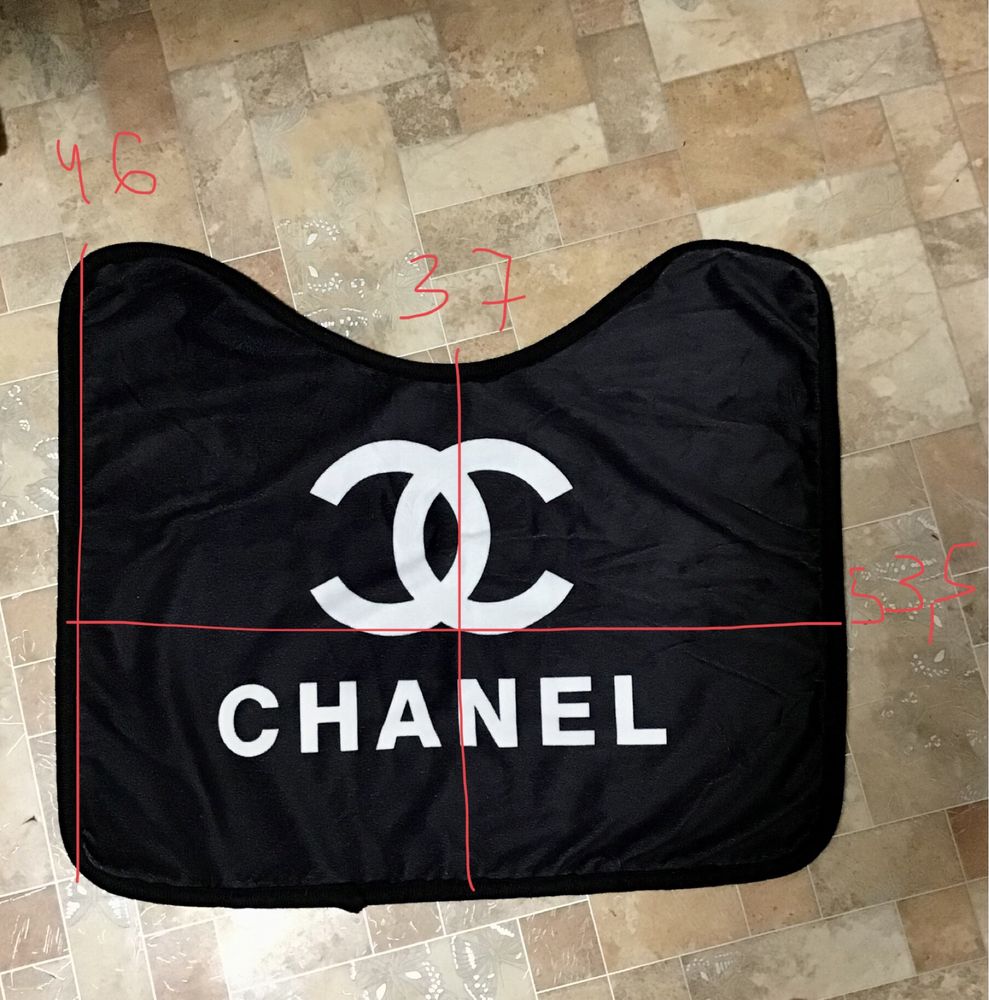 Коврик в туалет унітаз шанель chanel